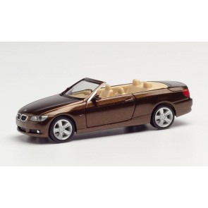 Herpa 033763-002 - BMW 3 Cabrio E93, bruin metallic