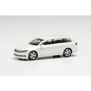 Herpa 038423-005 - VW Passat Variant, wit metallic