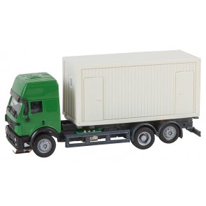 Faller 161480 - VRACHTWAGEN MB SK’94 BOUWCONTAINER (HERPA)