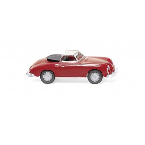 Wiking 0160 03 - Porsche 356 Cabrio - signalrot