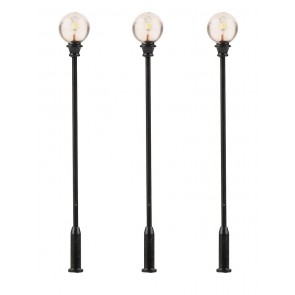 Faller 180104 - 1/87 LED-Parkverlichting, bolvormige opzetlampen, koud wit, 3 stuks