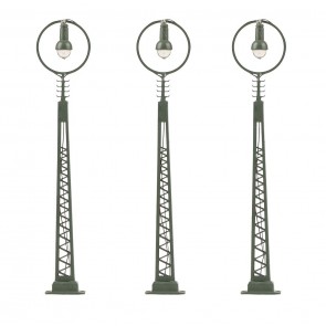 Faller 272125 - 1/160 LED-Vakwerkmast-ringlampen, koud wit, 3 stuks 