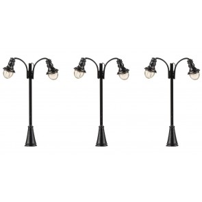 Faller 272126 - 1/160 LED-Lantaarnen, booglampen, koud wit, 3 stuks