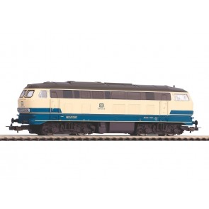 Piko 57803 - ~Diesellok BR 218 DB beige-blau IV + 8pol. Dec. mfx-fähig