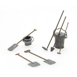 Artitec 387.282 - Spade 2x, bats, hark, schoffel  ready 1:87