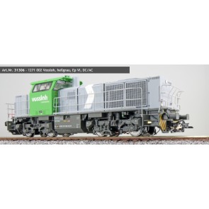 Esu 31306 - Diesellok, H0, G1000, 1271 002 Vossloh, Hellgrau, Ep VI, Vorbildzustand um 2015, Sound, Rangierkupplung, DC/AC