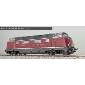 Esu 31339 - Diesellok, H0, V200.0, V200 014 DB, altrot, Ep III, Vorbildzustand um 1957, Sound+Rauch, DC/AC