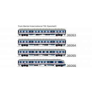 Esu 36066 - n-Wagen, H0, Bnrdzf 483.1, 80 80-35 141-6, Steuerwagen, TRI Ep. VI, weiß-blau-grau, DC