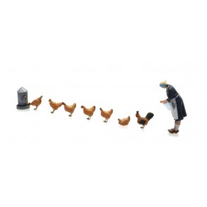 Artitec 387.514 - Boerin met kippen