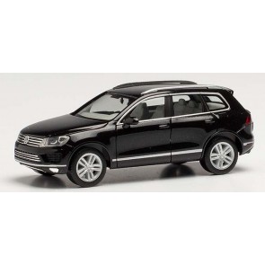 Herpa 038478-002 - VW Touareg, zwart metallic