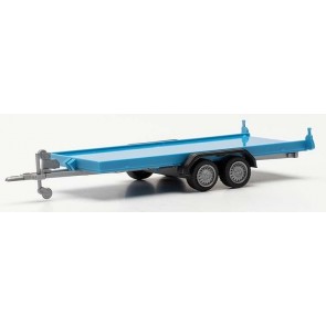 Herpa 052450-002 - Auto transport, aanhanger, blauw