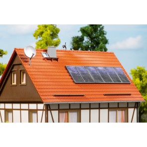 Auhagen 41651 - Schotels, zonnecollectoren / Sat-Anlagen, Solarkollektoren