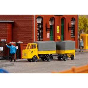 Auhagen 43662 - Multicar M22 + aanhanger / Anhänger Post