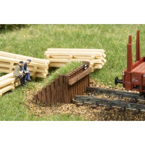 Auhagen 44655 - Buffer of stootblok, hout / Prellbock Holz