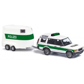 Busch 51936 - 1/87 LANDROVER DISCOVERY POLIZEI ÄNHANGER 1998 