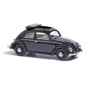 Busch 52942 - 1/87 VW KÄFER BREZELFENSTER FALTDACH SCHWARZ 1952 