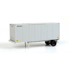 Walthers 538600 - CONTAINER UPS 28' MET CHASSIS 2 ST.