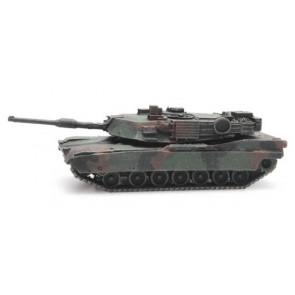 Artitec 6160076 - US M1A2 Abrams camo train load  ready 1:160