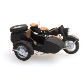 Artitec 387.68 - BMW R75 + zijspan Civiel  ready 1:87