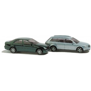 Busch 8346 - AUDI A4 + MERC.C MET.