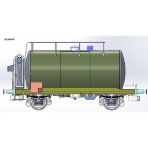 Exact train EX20635 - DR 30m3 Leichtbau Uerdinger Bauart Kesselwagen Minol