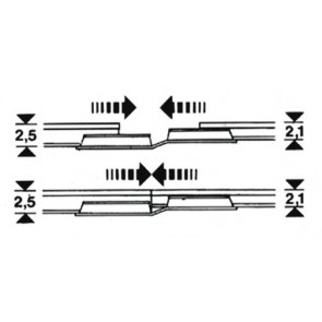 Fleischmann 6437 - UEBERGANGSSCHIENENVERBINDER   