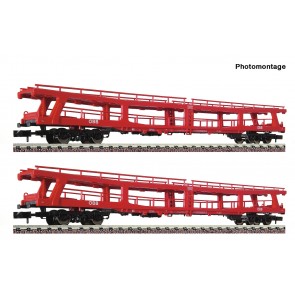 Fleischmann 829502 - 2-tlg. Set Autotransportwagen 