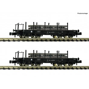 Fleischmann 845607 - Set 2x Schwerlstw.ÖBB+Brammen 