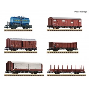 Fleischmann 880906 - 6-tlg. Set Güterwagen DB      