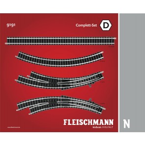 Fleischmann 9191 - COMPLETT SET D                