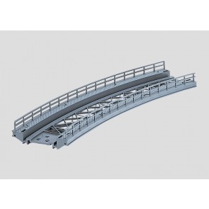 Marklin 7569 - Gebogen oprit voor K-rails. r 424,6 mm