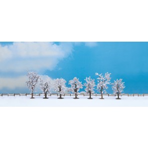 Noch 25075 - Winterbäume, 7 Stück, 8 - 10 cm hoch