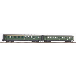 Piko 40621 - N-2er Set Schürzeneilzugwg. 2. Kl. und 1.2. Kl. DB  IV