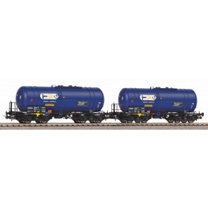 Piko 58263 - 2er Set Kesselwg. 406Ra Zaes Tankpol Logistics PKP V