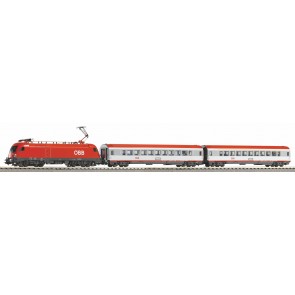 Piko 59104 - PSCwlan S-Set ÖBB Taurus mit 2 Schnellzugwg. A-Gleis & B V