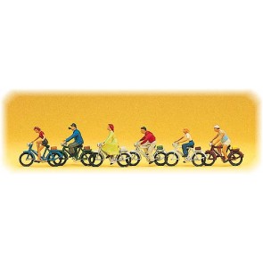 Preiser 10091 - 1:87 Fietsers