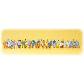 Preiser 14416 - 1:87 48 pcs zittende figuren