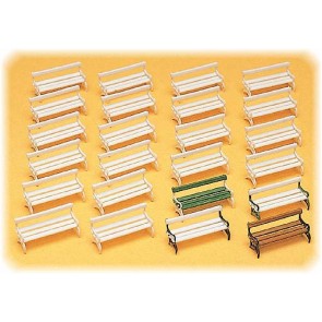 Preiser 17200 - 1:87 24 pcs parkbanken