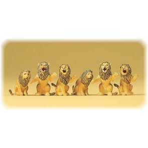 Preiser 20381 - 1:87 Zittende Leeuwengroep