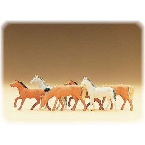 Preiser 79150 - 1:160 Paarden assorti