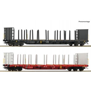 Roco 76021 - 2er Set Rnoos Holzwagen       