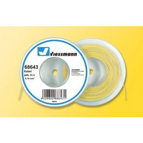 Viessmann 68643 - Kabel 25 m, 0,14 mm², gelb