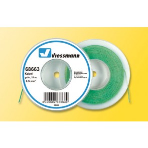 Viessmann 68663 - Kabel 25 m, 0,14 mm², gruen