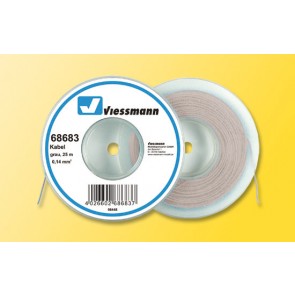 Viessmann 68683 - Kabel 25 m, 0,14 mm², grau
