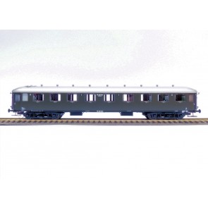 Exact train EX10021 - NS AB7542 oliv grün, silbernes Dach. Hohe klassebord