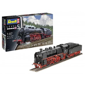 Revell 02168 - Sneltreinlocomotief S3/6 BR18(5) met Tender 2‘2’T