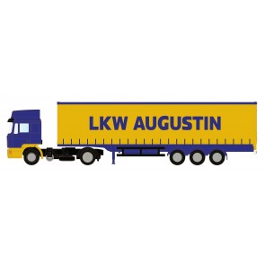 Minis LC4069 - 1/160 MAN F90 GARDINENPL.-SATTELZUG LKW AUGUSTIN