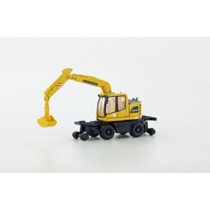 Minis LC4265 - 1/160 LIEBHERR A922 RAIL 2-WEGE BAGGER MIT GREIFER