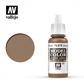 Vallejo 70875 - MODEL COLOR BEIGE BROWN (#150)