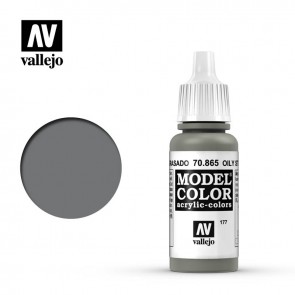 Vallejo 70865 - MODEL COLOR OILY STEEL (#196)